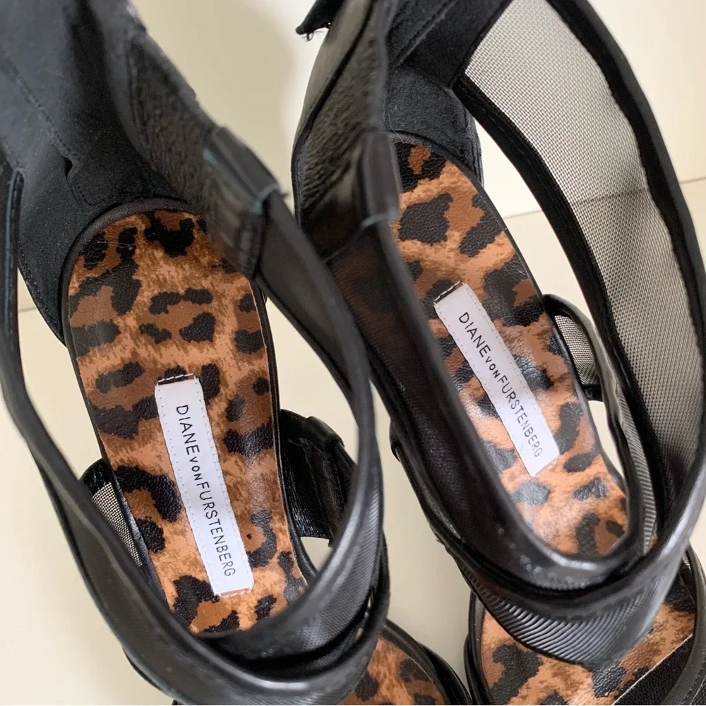 Diane von furstenberg classic mesh pumps made in Italy